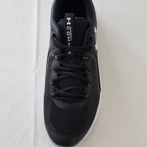 NEW Under Armour Charged Commit TR 3 3023703-001 Men's Black/White Size 9.5 - Picture 3 of 10